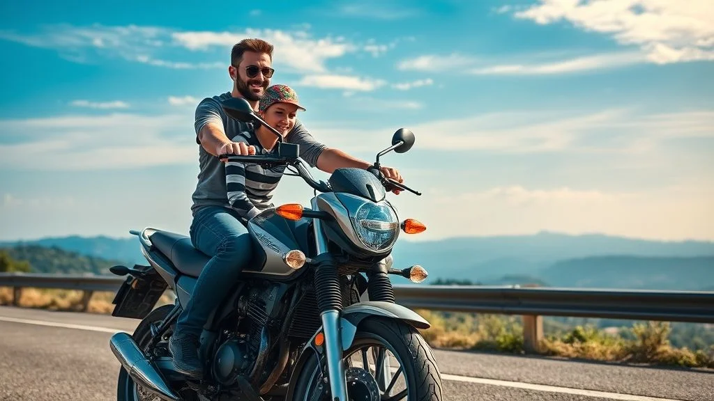 Calibragem do pneu da Start 160 com garupa